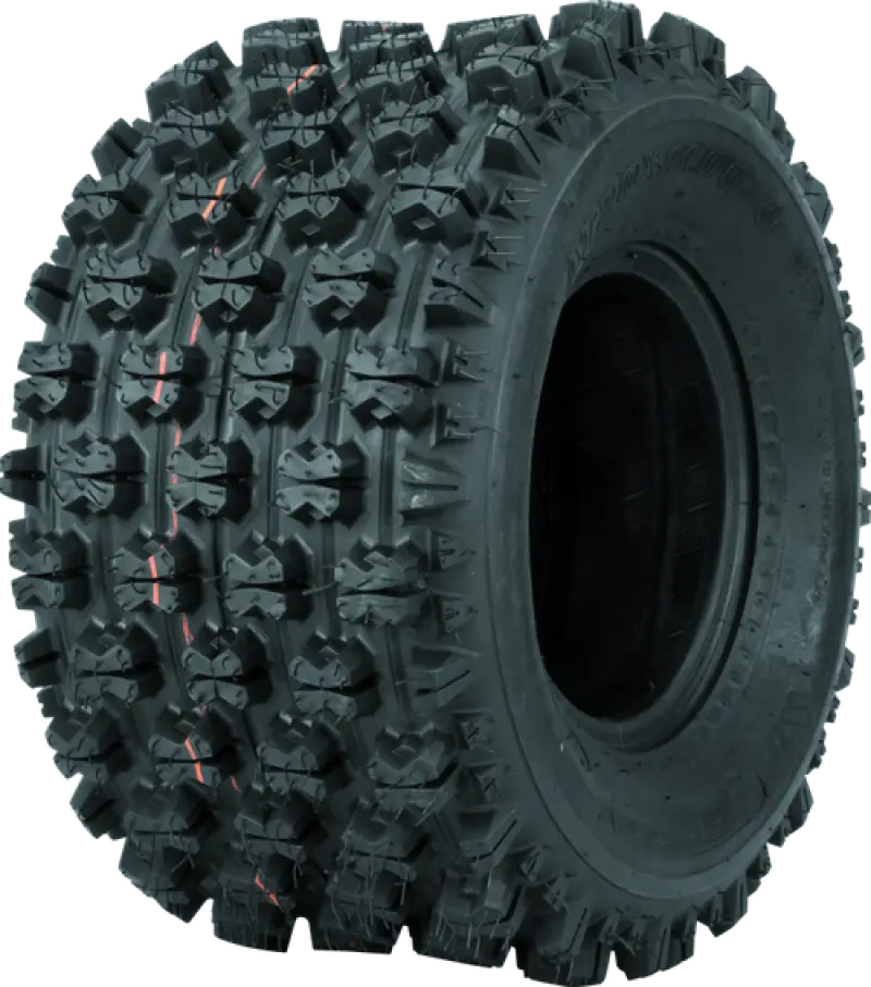 QuadBoss QBT739 Series Tire - 20x11-9 4Ply, durable tire for ATV/UTV, exceptional traction on various terrains.