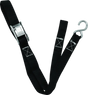 Black quadboss quadlite ramp strap with metal buckle and hook for secure transport