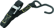 Black tie-down strap with metal hook for QuadBoss Ramp Strap Replacement or quadboss ramp