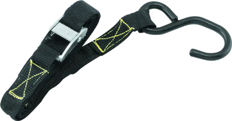 Black tie-down strap with metal hook for QuadBoss Ramp Strap Replacement or quadboss ramp