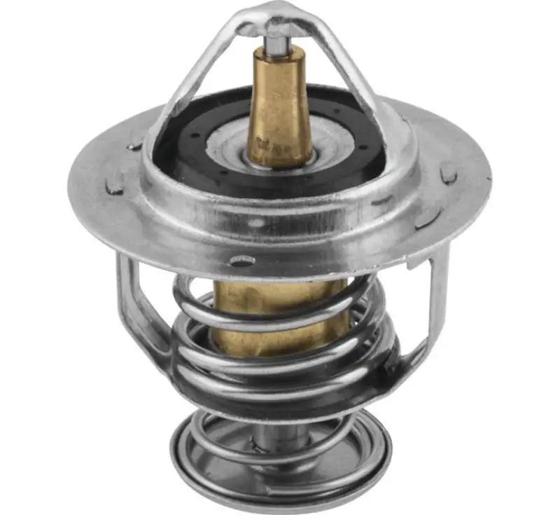 Automotive thermostat with spring for QuadBoss RZR engine temperature control