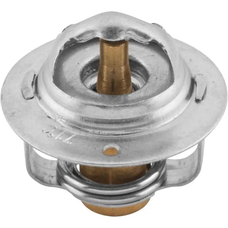 Silver and brass thermostat for QuadBoss Sportsman 550 to maintain optimal engine temperature