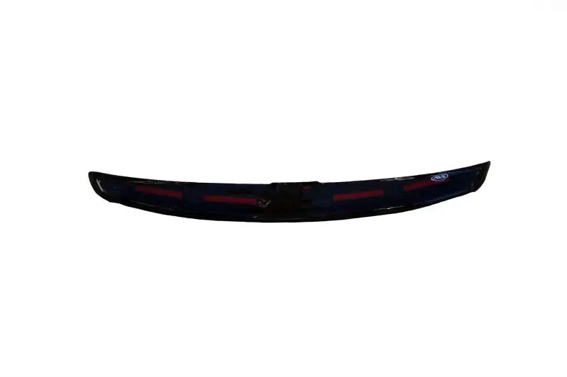 Black car spoiler from the Quadboss Sprocket Hat Hi-Vis product showcasing sprocket hat style