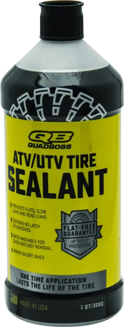 ATVUTV tire sealant in a bottle for quick fixes with QuadBoss Tire Seal 32oz