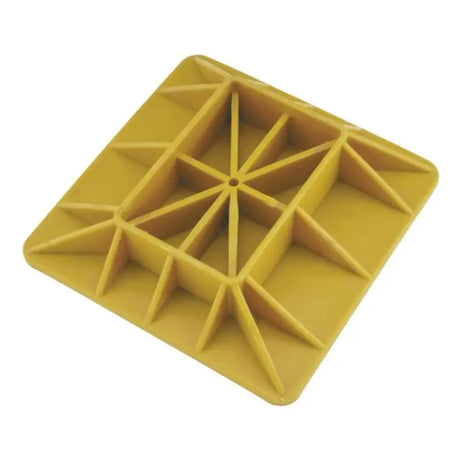 Yellow plastic support pad for QuadBoss Utility Jack Base Offroad jack base