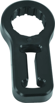 Black metal wrench on QuadBoss Utility Jack Handle Keeper for utility jack handle accessories