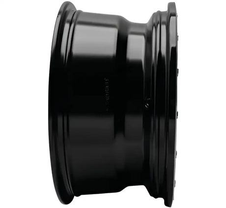 QuadBoss Wagon 15x7 black matte alloy wheel with five-spoke design