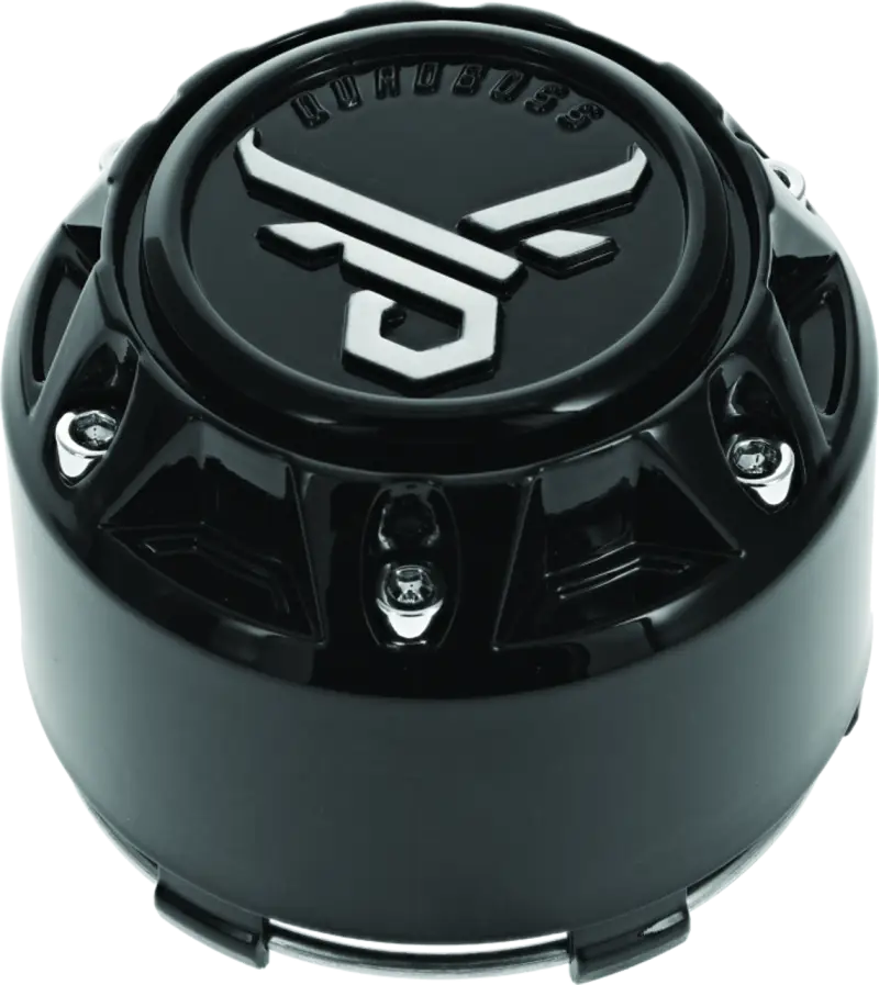 Black quadboss wheel cap for QuadBoss Wheel - perfect wheel cap for your ride