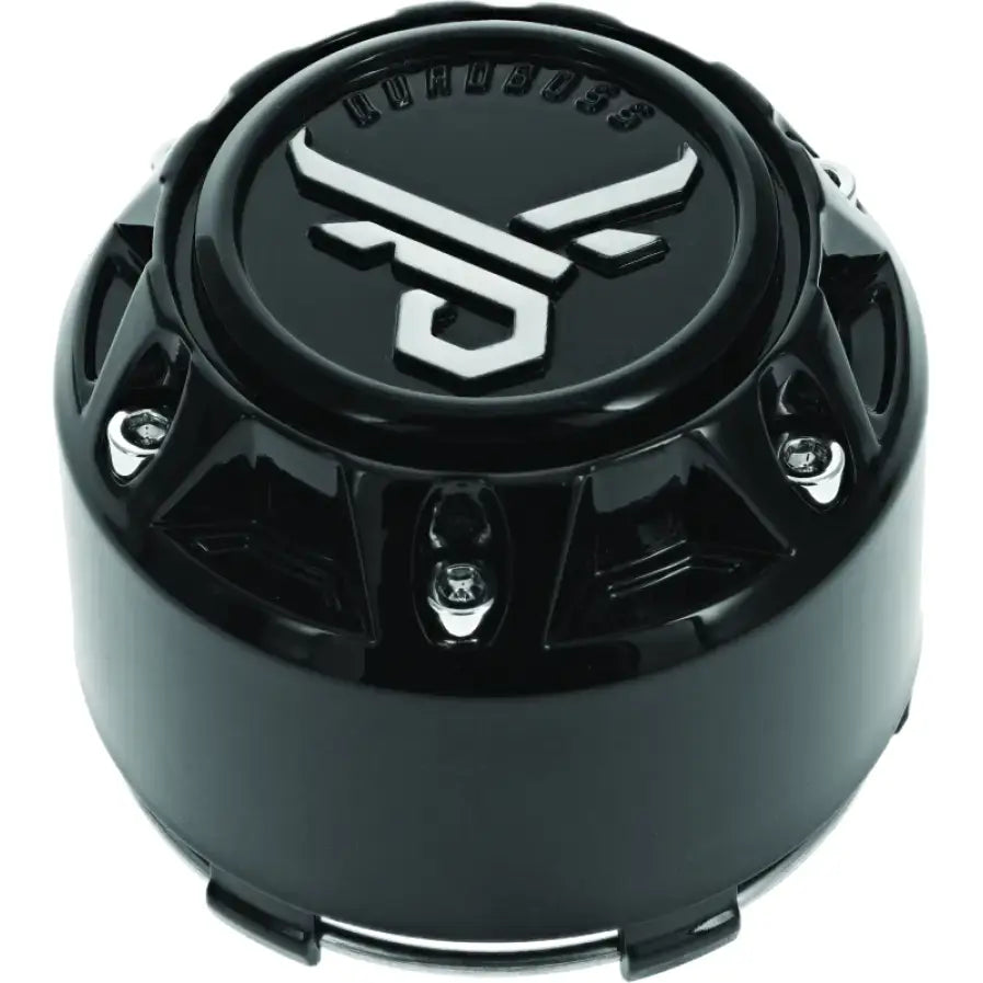 Black QuadBoss wheel cap for QuadBoss wheels, fits 110 size wheel cap