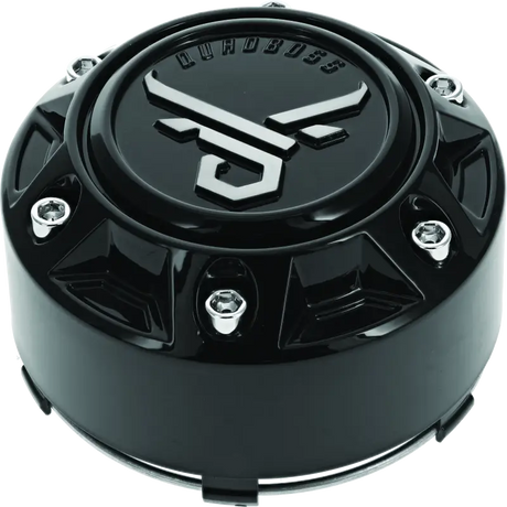 Black quadboss wheel cap for the QuadBoss Wheel Cap 137/156 series