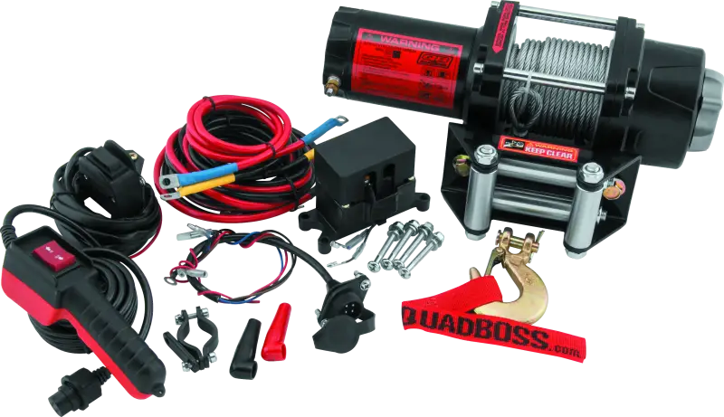 QuadBoss Winch 2500Lb W/Cable - 608700 - Winches & Hitches