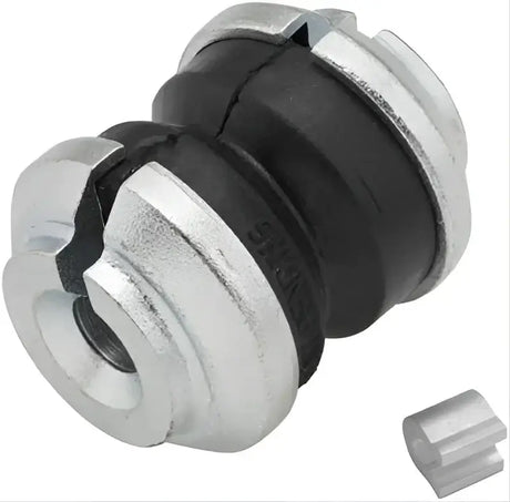 Metal and rubber vibration isolator for QuadBoss Winch Bumper or winch bumper adapts easily