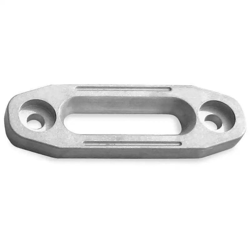 Silver metal QuadBoss Winch Hawse Fairlead 4in for durable winch hawse fairlead use