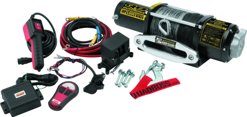 QuadBoss Winch Synthetic Rope 39X7/32in - 3500lb - 608789 - Winches & Hitches