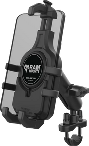 Quick Grip Pro Handlebar Phone Mount Med - RAM
