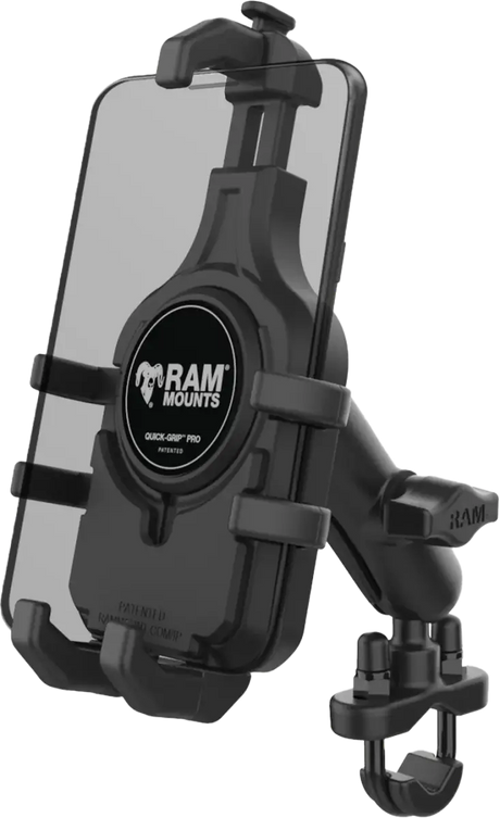 Quick Grip Pro Handlebar Phone Mount Med - RAM