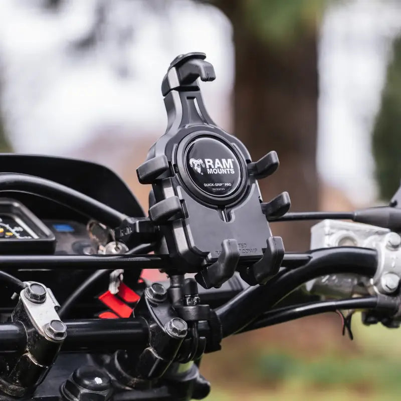 Quick Grip Pro Phone Holder W/Vibe Safe Ball - RAM