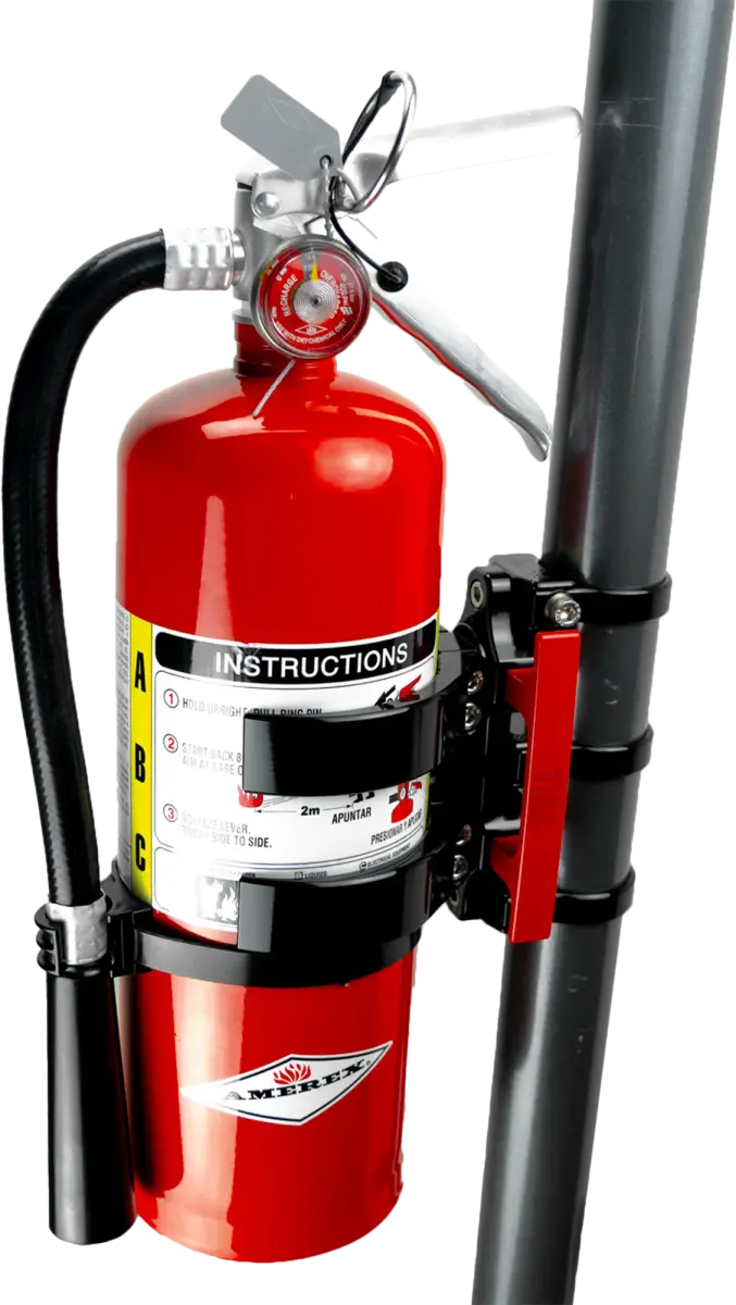 Quick Release Fire Mount For 5lb Amerex Black - AXIA