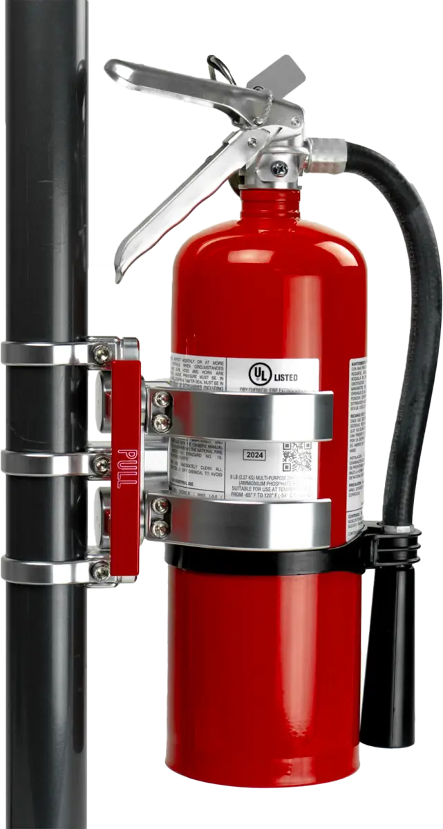 Quick Release Fire Mount For 5lb Amerex Silver - AXIA