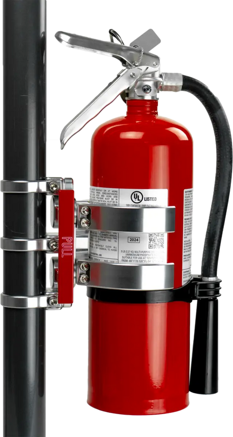 Quick Release Fire Mount For 5lb Amerex Silver - AXIA