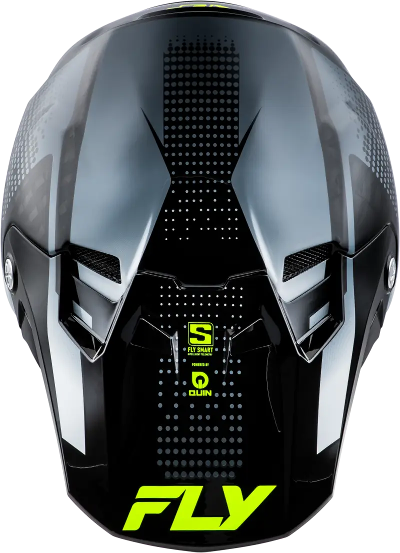 Formula S Carbon Protocol Hlmt Black Carbon/Grey/Hi Vis 2x - FLY RACING