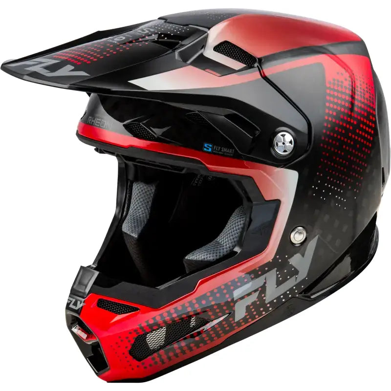 Formula S Carbon Protocol Helmet Black Carbon/Red 2x - FLY RACING