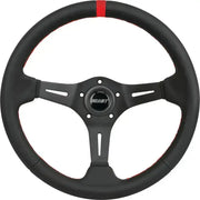 GRANT R&P Steering Wheel Black Leather for Powersports