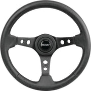 R&P Steering Wheel Carbon Black - Powersports