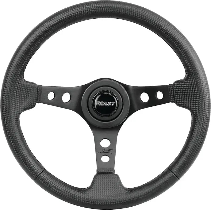 R&P Steering Wheel Carbon Black - Powersports