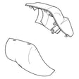 R001931-006 Carefree Cover Kit Motor Alt Blk