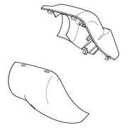 R001931-006 Carefree Cover Kit Motor Alt Blk