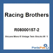 R08000157-2 Racing Brothers Shicane Mono R Vintage Twin Shocks W/ 115-155 Springs - Suspension