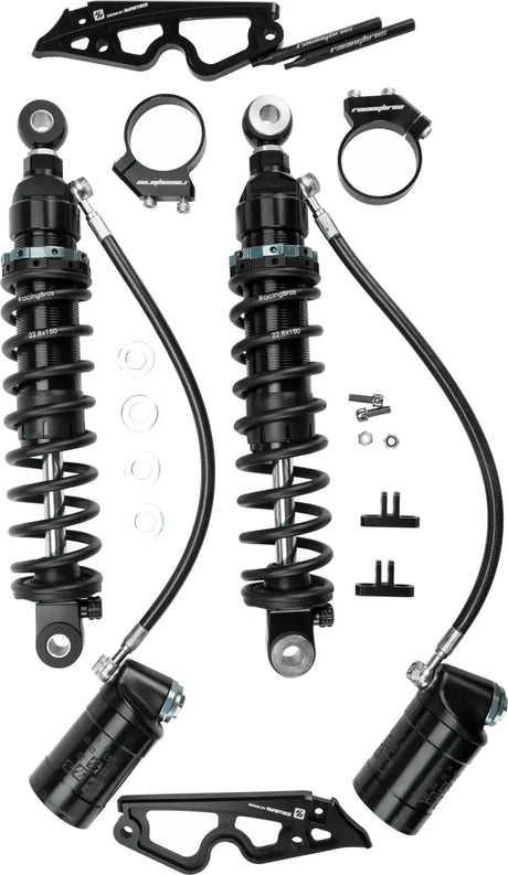 HARDDRIVE R0800193-2 Touring Remote Res Shocks 14" Hd
