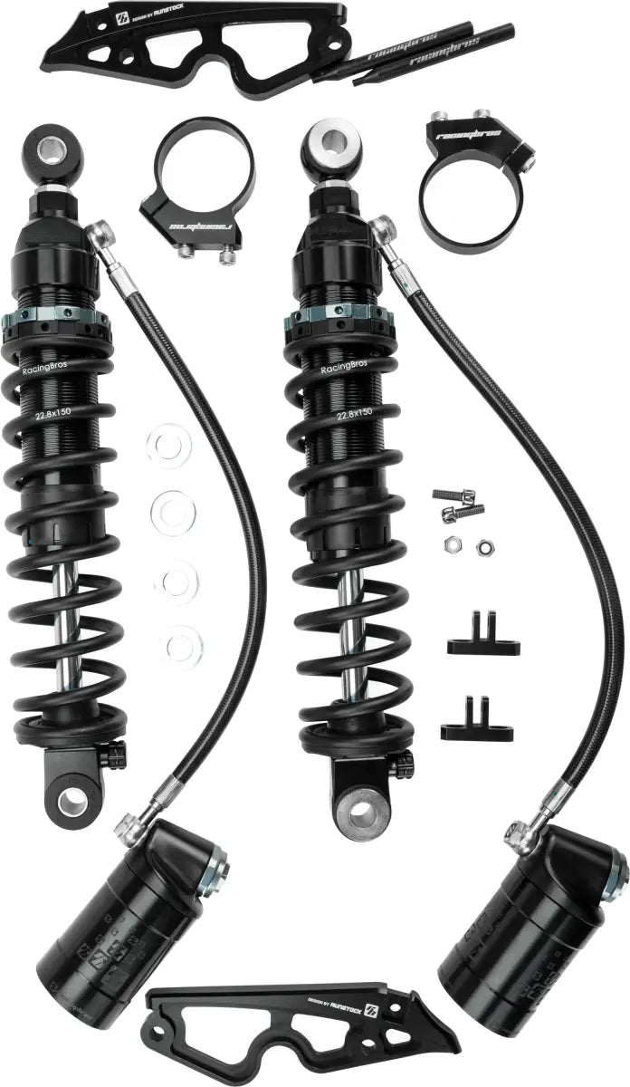 HARDDRIVE R0800193-2 Touring Remote Res Shocks 14" Hd