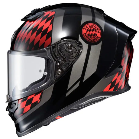R1-1305 Scorpion Exo Exo-R1 Air Full Face Helmet Fc Bayern Munchen Lg - Helmets