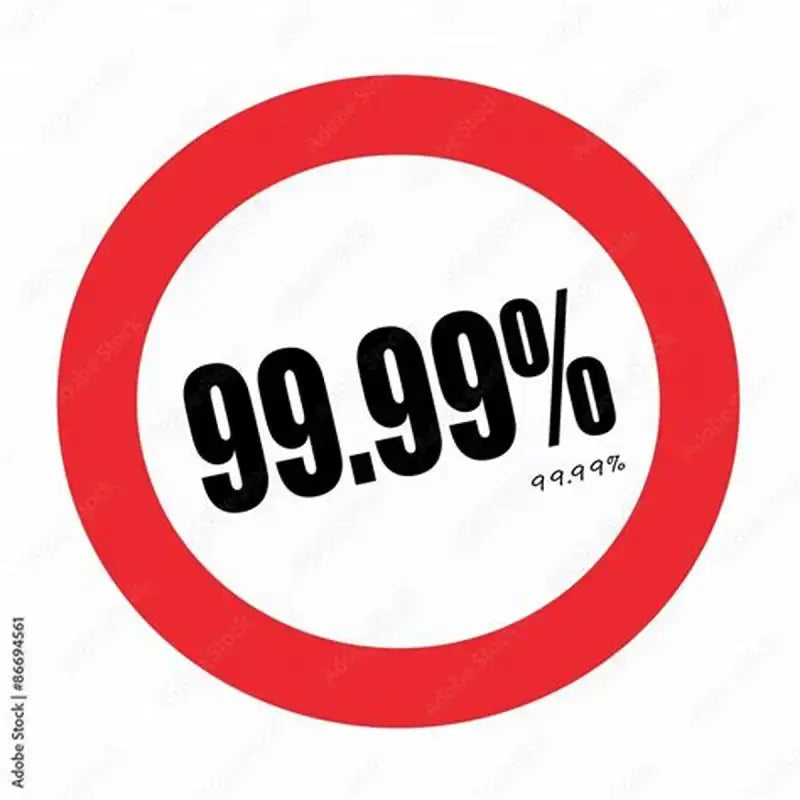 Red-rimmed circle showing 99.99% for cheek pads on R1-1307 Scorpion Exo R1 Air helmet