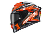 R1-3034 Scorpion Exo Exo-R1 Air Full Face Helmet Bautista Red/Black/White Md - Helmets