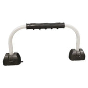 R122 Rv Designer Gripsafe Handrail Assist 22' White for RV safety and stability, grip design, black and white handle components.