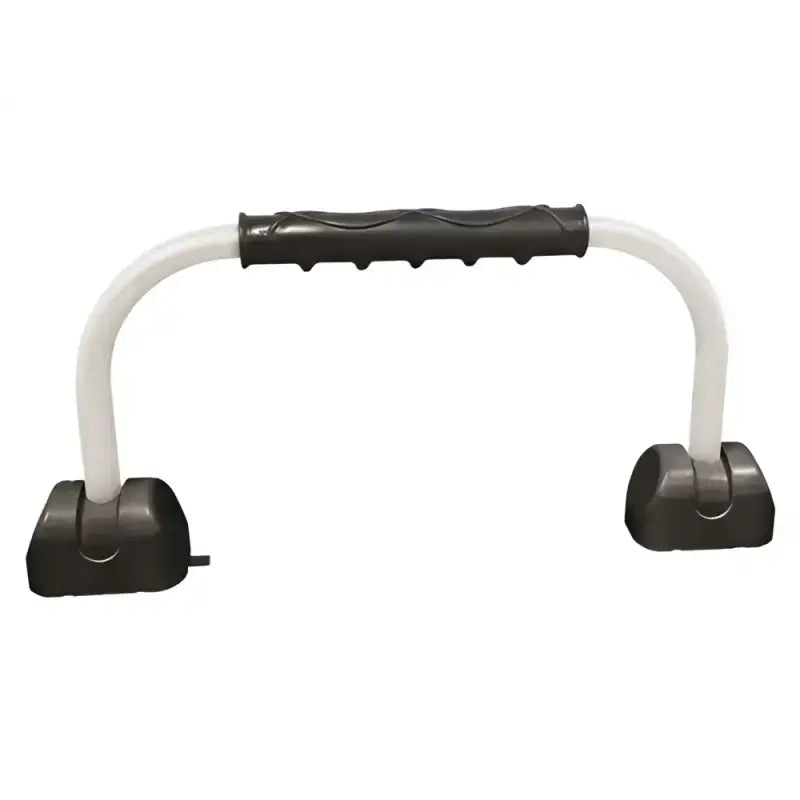 R122 Rv Designer Gripsafe Handrail Assist 22' White for RV safety and stability, grip design, black and white handle components.
