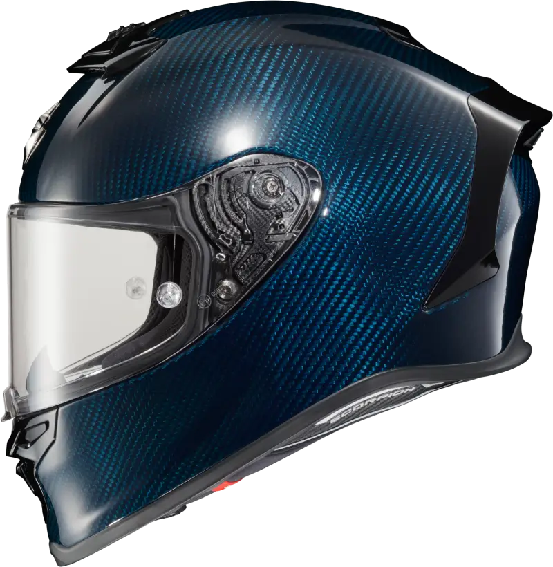 R1C-0203 Exo R1 Air Full Face Helmet Carbon Blue Sm - EXO-R1