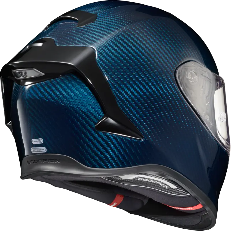 R1C-0206 Exo R1 Air Full Face Helmet Carbon Blue Xl - EXO-R1