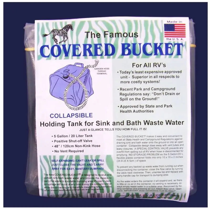 R7701 Zebra Rv Inc Covered  Bucket 5 Gallon