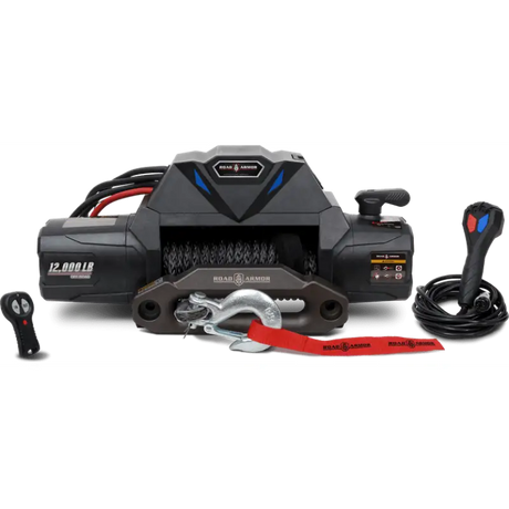 RA10801046 Road Armor Electric Winch; W/Synthetic Rope; 1 - Winch