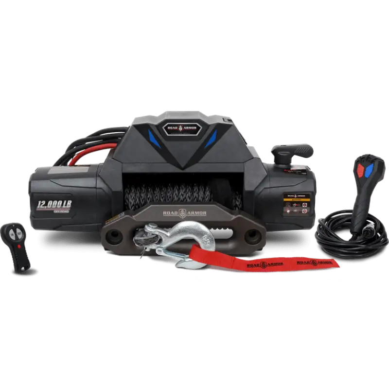RA10801046 Road Armor Electric Winch; W/Synthetic Rope; 1 - Winch