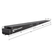 Race Ramps 11in. Two-Piece Trailer Ramps with 5.4 Degree Approach Angle featuring product dimensions: height - 11", length - 131", width - 14".