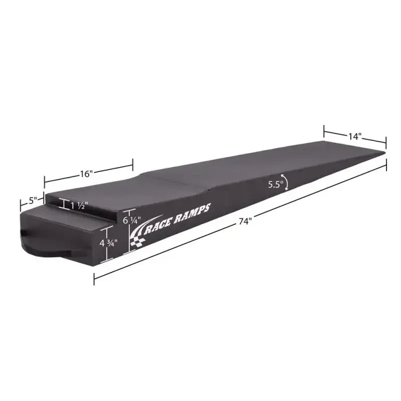Race Ramps 7in. Trailer Ramp w/ Flap Cut-Out - 5.5 Degree Approach Angle - RV and Auto Parts