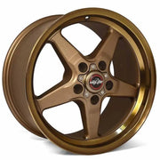 Race Star 92-795452BZ Race Star 92 Drag Star Bracket Racer 17x9.5 5x115BC 6.125BS Bronze