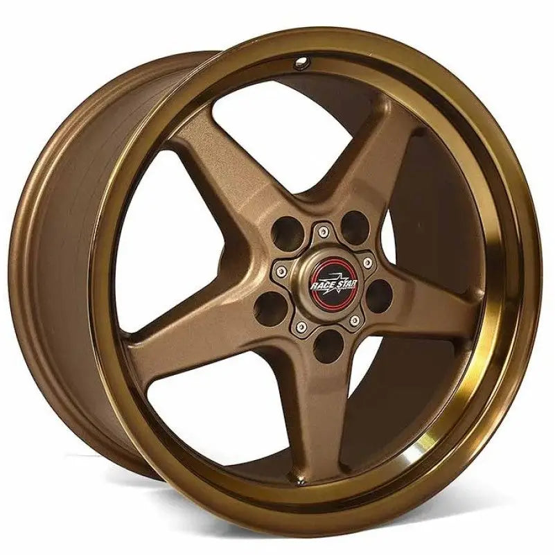 Race Star 92-795452BZ Race Star 92 Drag Star Bracket Racer 17x9.5 5x115BC 6.125BS Bronze