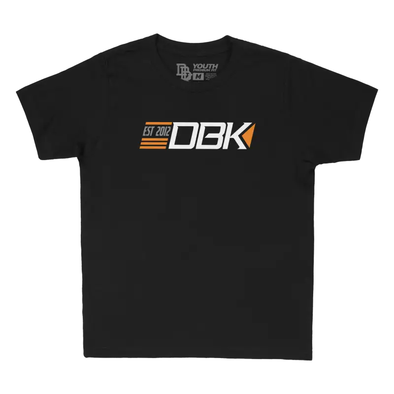 We Race Youth Tee Black Yx - DBK
