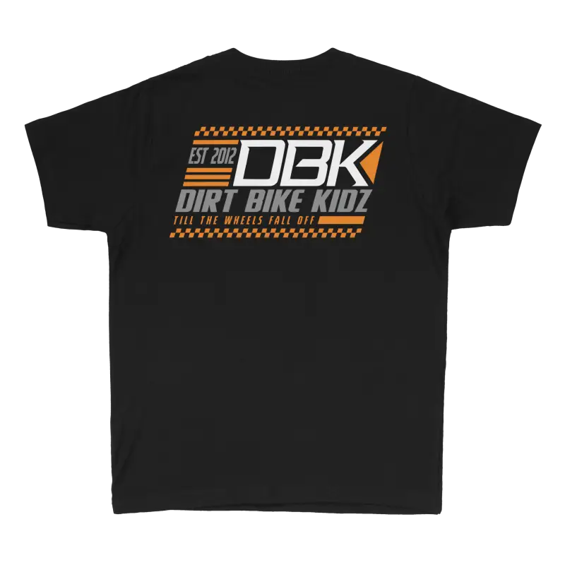 We Race Youth Tee Black Yx - DBK